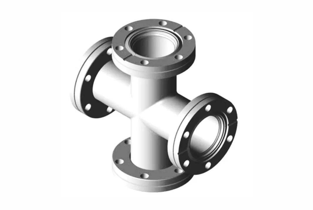 Купить кресты iso-cf равнопроходные поворотные - цены, описание, характеристики | АО "Вакууммаш" VACMA.RU